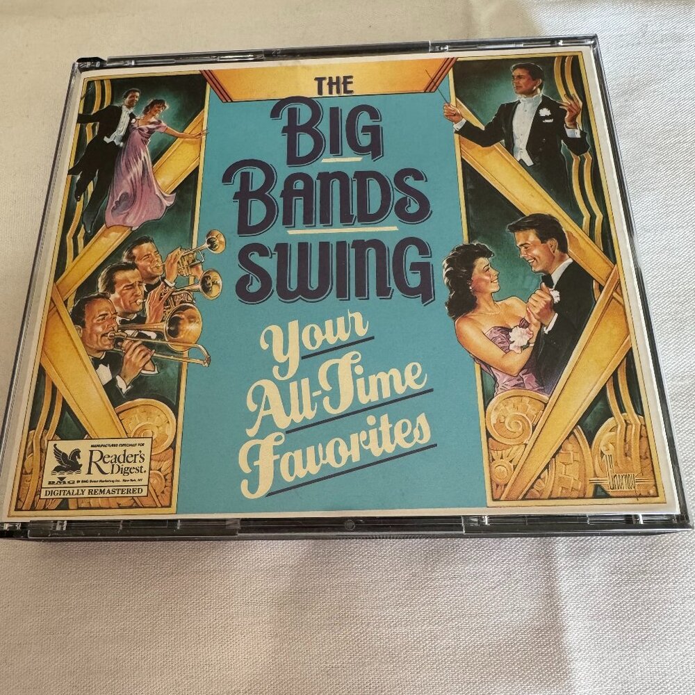Reader's Digest/Pegasus 4 CD Set The Big Bands Swing - Your All-Time Favorites